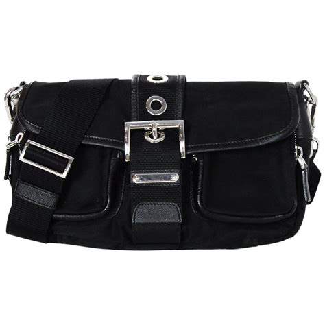 discontinued prada bag black with two buckles|prada outlet shoulder bags.